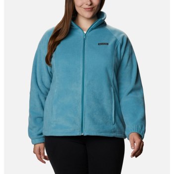 Columbia Jas Dames, Benton Springs Full Zip Plus Size Blauw, 93CANOFRM
